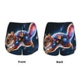 thumbnail image 3 of KLL Colorful Star River Squirrel Pattern Shorts Women,Athletic Shorts High Waisted Running Shorts Pocket Sporty Short Gym Elastic Workout Shorts-X-Large, 3 of 7
