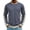 Dark Blue, variant on WIZUTIZ Men's Long Sleeve T-Shirt Two-Tone Color Block Crew Neck Loose Fashion Top Polyester Breathable Relaxed Fit for Spring Fall Casual Daily Wear Mens Fashion