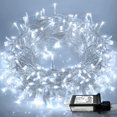 thumbnail image 1 of JMEXSUSS 300 LED Christmas Lights Clear Wire, 8 Modes White Christmas String Lights for Tree, Christmas Tree Lights Indoor Outdoor Plug in for Party Wedding Christmas Decorations, 1 of 7