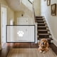 thumbnail image 1 of Valla de seguridad para mascotas sin taladros para perros y gatos - Puerta de escalera ajustable de 180 x 72 cm y 110 x 72 cm con malla antiescalada, fácil instalación. Red de seguridad para el hogar., 1 of 6