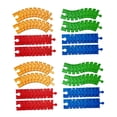 thumbnail image 4 of Accesorio de vía de tren Expansión de vía Escena de ciudad Accesorio ferroviario para preescolar 16 piezas de vías de tren, 4 of 9