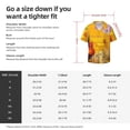 thumbnail image 5 of Balery The Chicken Family Men's Casual Button Down Shirt Short Sleeve Textured Summer Cuban Beach Shirts-Large, 5 of 7