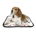 thumbnail image 2 of PKQWTM Nature Element Plum Blossom Bird Pet Dog Cat Bed Pee Pads Mat Cushion Potty Dogsblankets Crate Bed Kennel 20x24 inch, 2 of 3