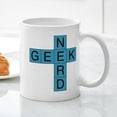 thumbnail image 3 of CafePress - Geek Nerd Crosswords - 11 oz Ceramic Mug - Novelty Coffee Tea Cup, 3 of 4