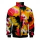 thumbnail image 3 of Nueva chaqueta con cuello alto y cremallera con estampado digital 3D de teñido anudado para hombre y mujer, chaquetas de manga larga, ropa de calle cómoda, abrigos económicos para hombre, 3 of 5