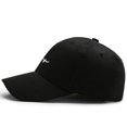 thumbnail image 3 of Gorra de béisbol de estilo occidental para mujer, gorra de béisbol femenina de primavera y verano, estilo coreano, gorra informal japonesa con visera curva y letras para hombre, 3 of 6