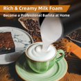 thumbnail image 3 of Milk Frother, 4-in-1 Electric Milk Steamer, 350ml/11.8oz Automatic Frother Machine for Coffee, Warm and Cold Foam, Temperature Control for Latte, Cappuccino, Hot Chocolate, 3 of 5