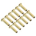 thumbnail image 1 of Unique Bargains 2.5mm ID 4mm OD Brass Compression Insert, 12Pcs Insert Tube Support Compression Fitting Accessories Kit, 1 of 5