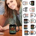 thumbnail image 1 of Taza Vintage para Hija, Diseño Humorístico "No Tengo Hijo Favorito", Impresa Por Ambos Lados, de Cerámica, Apta para Lavavajillas y Microondas, Ideal para El Día de La Madre y El Día Del Pad, 1 of 5
