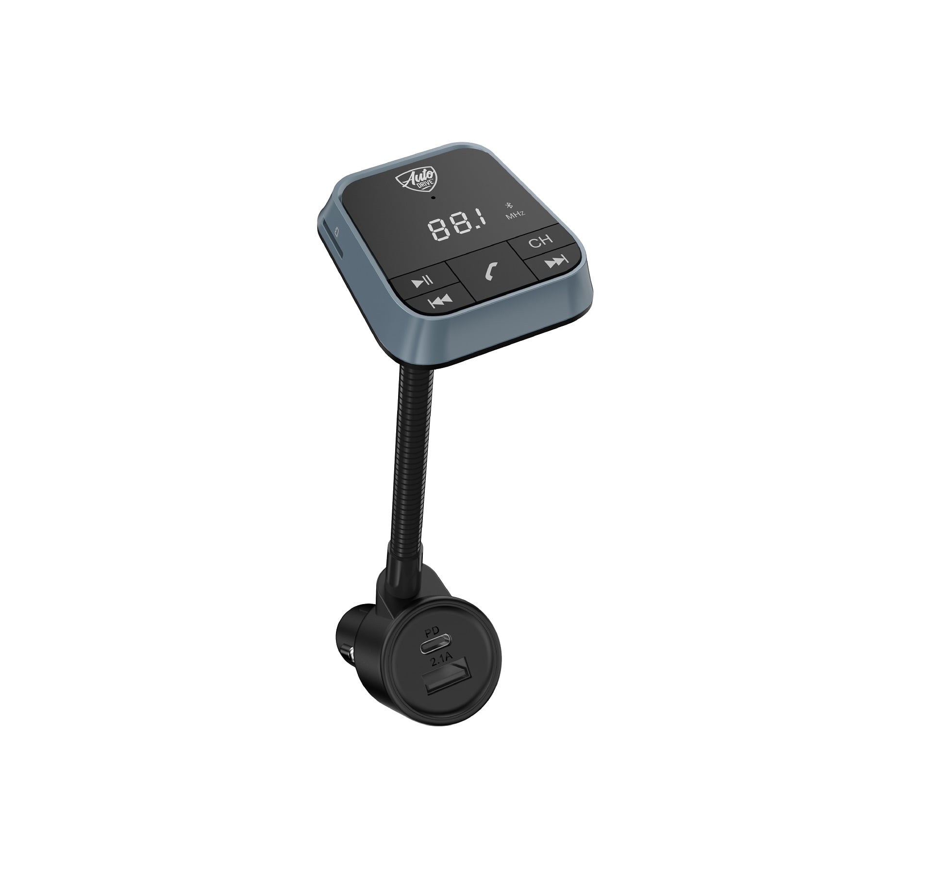 Auto Drive Auto Drive Gooseneck Wireless FM Transmitter