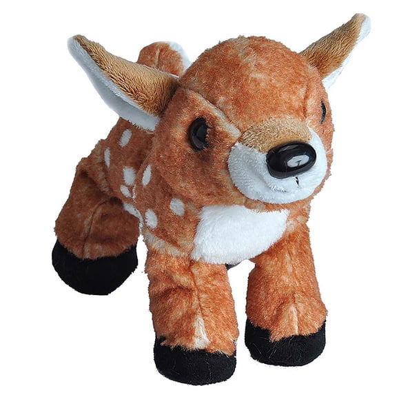 Wild Republic Fawn Plush, Stuffed Animal, Plush Toy, Gifts for Kids, Hug’Ems 7 Inches