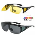 thumbnail image 2 of Flip-Up Fit Over Polarized Sunglasses - Cover Over Prescription Glasses, 2 of 5