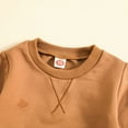 thumbnail image 6 of TOWED22 Baby Toddler Boy Clothes Fall Winter Outfit Long Sleeve Sweatshirts Pants Set 6 9 12 18 24 Months 3T 4T 5T Boy Clothes(Blazer,6-12 M), 6 of 7
