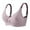 Purple, variant on Women Nursing Bra No Underwire Maternity Underwear Thin Open Button Bra Womens Strapless Bras 36