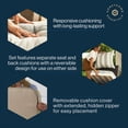 thumbnail image 4 of Hampton Texture Neutral Essentials Deep Seating Cushion, 4 of 8