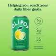 thumbnail image 3 of OLIPOP Prebiotic Soda, Lemon Lime, 12 fl oz, 4 Pack, Pantry Packs, 3 of 8
