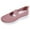 Pink, variant on Sngxgn Women's Ballet Flats Walking Flats Slip On Work Shoes Flats Shoes for Woman Soft Lightweight(Black,41)