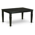 thumbnail image 3 of East West Furniture Dining Room Set Black, WEDA5-BLK-C, 3 of 6