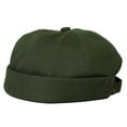 thumbnail image 2 of WITHMOONS Watch Cap Beanie Cotton Docker Brimless Harbour Hat VZ50060 (Green), 2 of 2