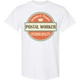 thumbnail image 3 of Inktastic Postal Worker Funny Idea T-Shirt, 3 of 5