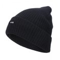 thumbnail image 1 of Gorros de punto jinwen para adultos Algodón clima frío color negro 2 piezas, 1 of 4