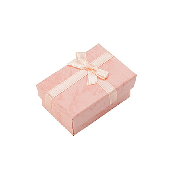 Caja de Joyería Bewildely Almacenamiento de Collares y Anillos a prueba de polvo Rosado HA075202-03