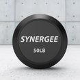 thumbnail image 5 of Synergee Fixed 50LB Easy Curl Bar Pre Weighted Curved Steel Bar with Rubber Weights - Fixed Weight, 5 of 7