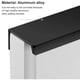 thumbnail image 5 of 4 manijas de tirador de borde de dedo de montaje, manija oculta de aluminio de 80/120 mm Gabinetes Cajones Manija Pestaña para el hogar Cocina Puerta Cajón Gabinete Perillas Tiradores de armario Ormromra 221076-1, 5 of 8