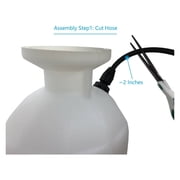 FIVO Sprayer Pump 30PSI and 5V 2A Battery DIY Kit to Upgrade Pump Pressured Sprayer to Battery Powered Sprayer