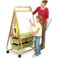thumbnail image 2 of Copernicus Double-Sided Bamboo Teaching Easel, 2 of 6