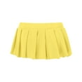 thumbnail image 4 of Vedolay Skirts Women's Boho Floral High Waist Ruffle Trim Asymmetrical A Line Flared Long Skirt,Yellow S, 4 of 5