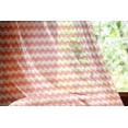 thumbnail image 2 of Coral Tulle Curtains with Rod Pocket, Horizontal Chevron Pattern Arrows Geometric Design Striped Old Fashion Zigzag, Sheer Drape for Wedding Party 2 Panels, 7 Sizes, Orange Coral White, by Ambesonne, 2 of 3