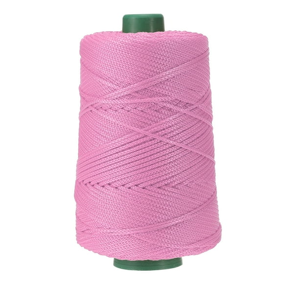 Uxcell Polyester Macrame Cord, 3mm x 219 Yards Polypropylene Cords for DIY Crafts - (Pink)