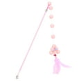 thumbnail image 3 of Juguete Interactivo Teaser de Plumas para Gatos Sunnimix Juguetes para Gatos Rosa Claro, 3 of 8