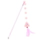 thumbnail image 3 of Juguete interactivo con forma de pluma y cascabel para gatos, suministros para mascotas, juguete educativo Rosa claro, 3 of 9