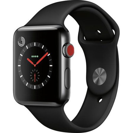 Apple Watch S3 42 Spblk Blk Sp Cel-usa