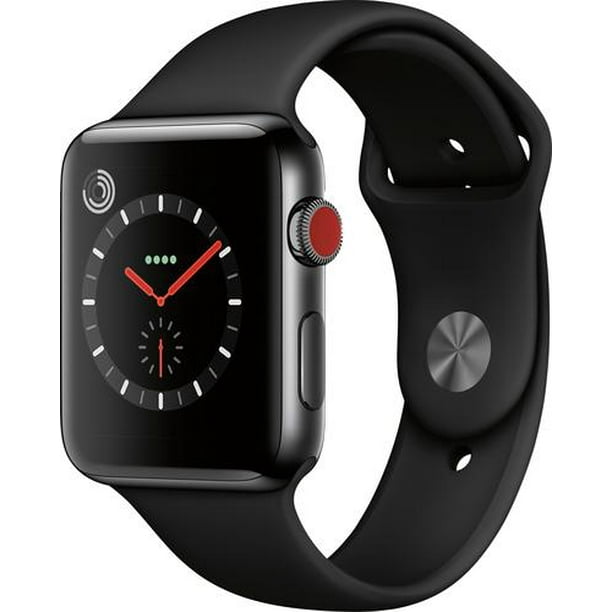Apple Watch S3 42 Spblk Blk Sp Cel-usa - Walmart.com - Walmart.com