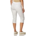 thumbnail image 2 of Pantalones Briggs New York Mujer Pull-On Capri Blanco Talla 14 US, 2 of 3
