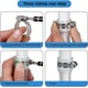 thumbnail image 4 of Abrazaderas de manguera ajustables de acero inoxidable de calidad duradera, extensión flexible para fijar tuberías y abrazadera de manguera de piscina con bordes lisos, abrazadera de manguera de, 4 of 5