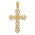 thumbnail image 1 of FB Jewels 14k Yellow Gold Cross Pendant, 1 of 4