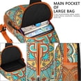 thumbnail image 3 of Fusion Mandala Sling Backpack with Artistic Boho Pattern, Lightweight Durable Crossbody Daypack, Adjustable Strap, Multiple Compartments for Travel and Outdoor Use, 3 of 6
