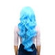 thumbnail image 3 of Pelucas de pelo rizado de onda larga de 80 cm con flequillo Peluca de cosplay Pelucas de cosplay de anime estilo Lolita (azul cielo), 3 of 5