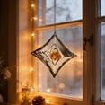 thumbnail image 5 of YiJuHui 3D Spinning Diamond Wind Chime, Sun Catcher Prism for Outdoor Garden Decor, Metal Hanging Ornament for Patio, Window, Yard, and Home Decoration, 5 of 6