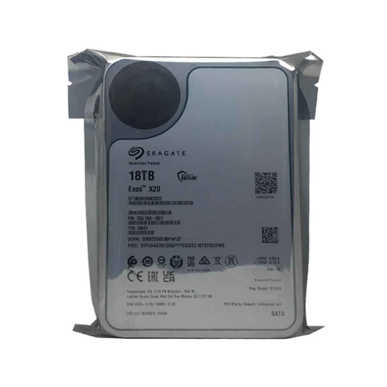 Restored Seagate Exos X20 ST18000NM003D 18TB 7200RPM SATA