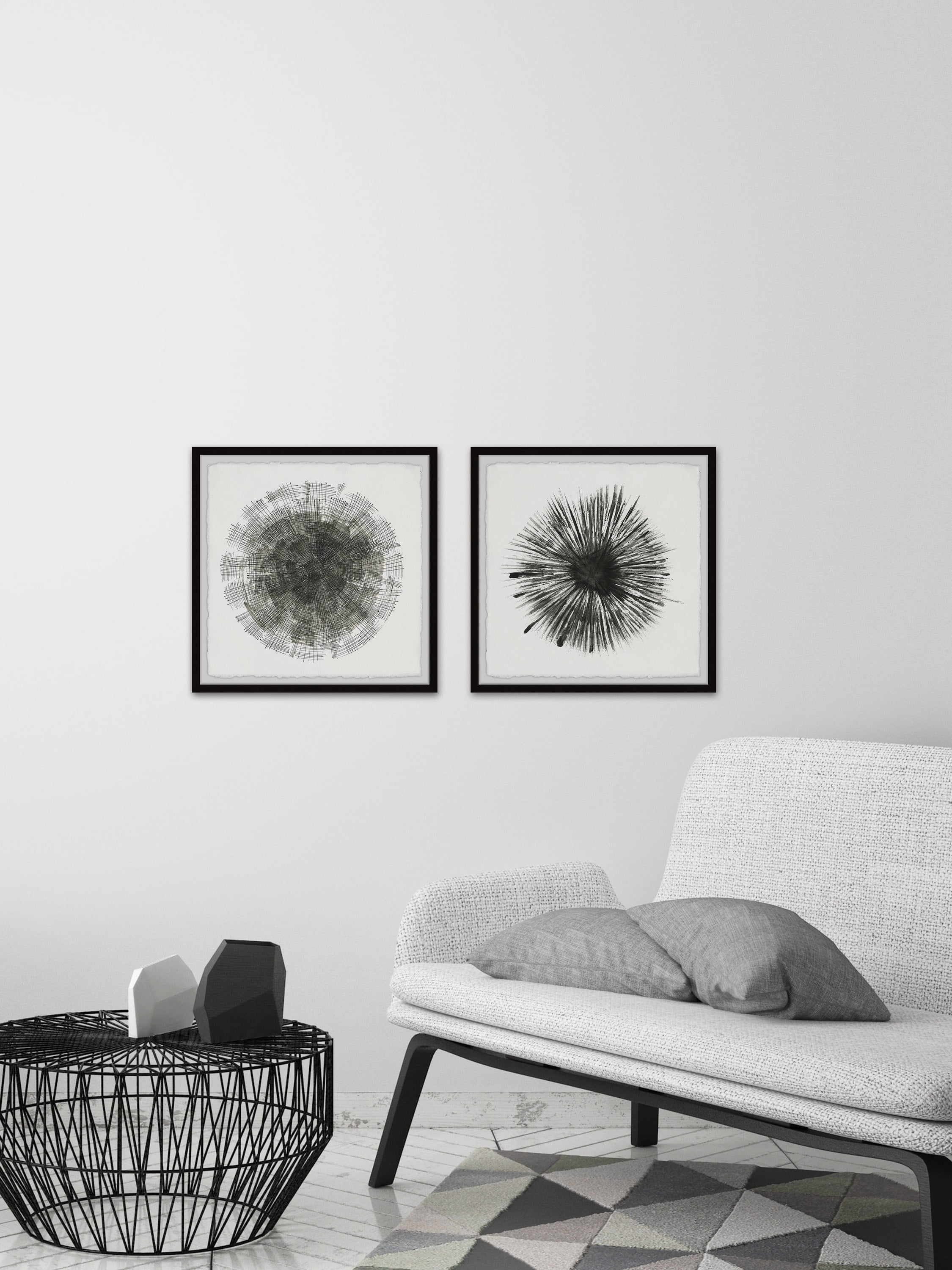 Marmont Hill Stitches & Fireworks Diptych
