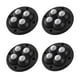 thumbnail image 4 of 4 ruedas giratorias autoadhesivas de 360 ​​grados para muebles, armarios y dormitorios, universales. Negro, 4 of 9