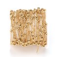 thumbnail image 3 of Cadenas de Pulseras, Cadenas de Collar de Acero Inoxidable Carrete de Cadena Dorada Para Aretes de Bricolaje para Accesorios de Joyería Para Cadenas decorativas, 3 of 7