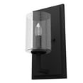 thumbnail image 2 of Hunter - Kerrison 1-light Natural Black Iron, Small Sconce Light, Dimmable, Modern Style, for Bedrooms, Dining, Living Rooms - 19544, 2 of 7