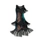 thumbnail image 3 of Vestido de baile latino perfecl para mujer con flecos y purpurina XL colorido, 3 of 8