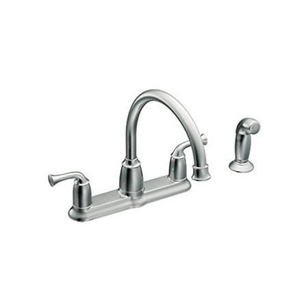 Moen Ca87553 High Arc Kitchen Faucet With Side Spray From The Banbury Collection Chrome Canada - Moen Wall Mount Kitchen Faucet With Sprayer Moen Ca87553 High Arc Kitchen Faucet With Side Spray From The Banbury Collection Chrome Canada - Moen Wall Mount Kitchen Faucet With Sprayer